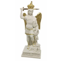 Figura Św. Michała Archanioła z Gargano 27 cm + korona